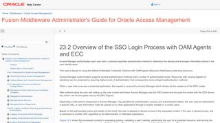 
                            3. Overview of the SSO Login Process with OAM Agents and ECC