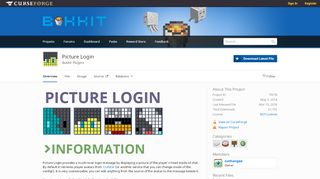 
                            11. Overview - Picture Login - Bukkit Plugins - Projects - Bukkit