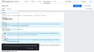 
                            3. Overview | Places API | Google Developers