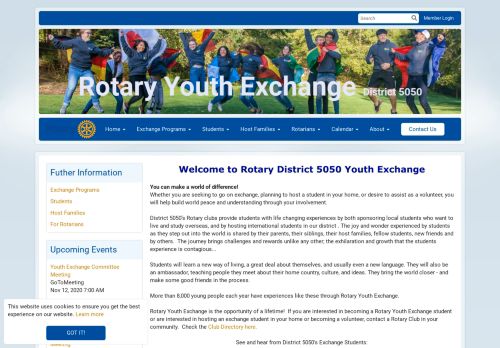 
                            9. Overview | Rotary District 5050 Youth Exchange