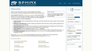 
                            8. Overview — Sphinx 1.8.0 documentation