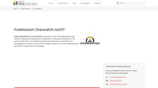 
                            4. Overwatch funktioniert nicht? Aktueller Status, Probleme und Ausfälle ...