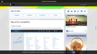 
                            9. Overwatch How To Sign Up NA | ESL Play