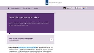 
                            4. Overzicht openstaande zaken | Centraal Justitieel Incassobureau - CJIB