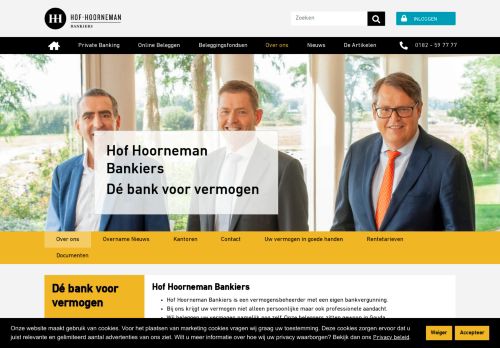 
                            6. Overzicht van de medewerkers van Hof Hoorneman Bankiers