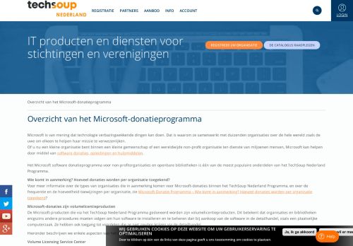 
                            9. Overzicht van het Microsoft-donatieprogramma - TechSoup Nederland ...