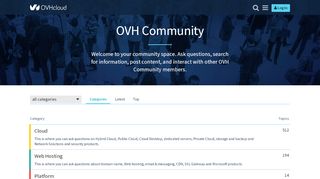 
                            11. OVH COMMUNITY - Forum - OVH