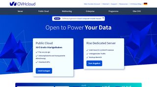 
                            8. OVH: Internet, Cloud und Dedicated Server Hosting