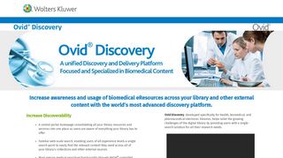 
                            7. Ovid Discovery - Wolters Kluwer