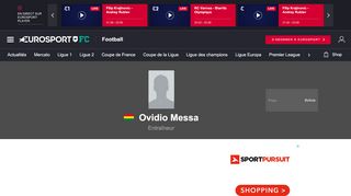 
                            11. Ovidio Messa - Fiche joueur - Football - Eurosport
