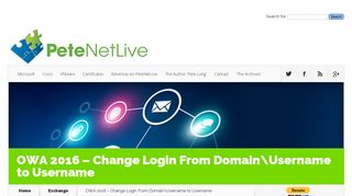 
                            11. OWA 2016 - Change Login From Domain\Username to ...