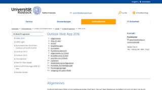 
                            12. OWA 2016 - IT- und Medienzentrum - Universität Rostock