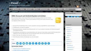 
                            6. OWA Account auf Android-System einrichten – Klein :: KLENZEL ...