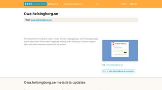
                            6. Owa Helsingborg (Owa.helsingborg.se) - Outlook Web App