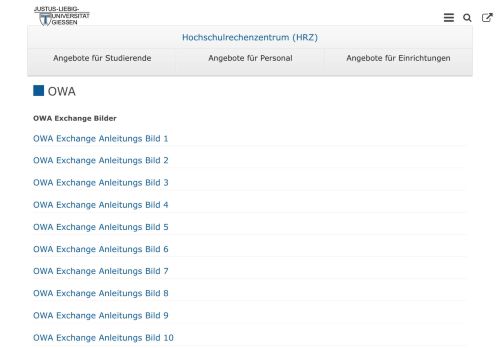 
                            3. OWA — Hochschulrechenzentrum (HRZ)