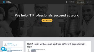 
                            4. OWA login with e-mail address different than domain login