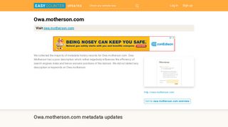 
                            8. Owa Motherson (Owa.motherson.com) - Outlook - Easycounter
