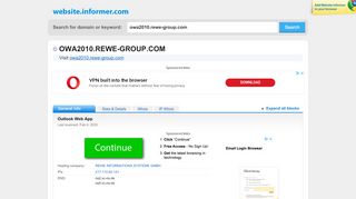 
                            2. owa2010.rewe-group.com at WI. Outlook Web App - Website Informer