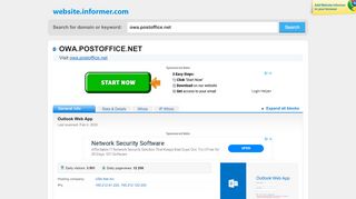 
                            8. owa.postoffice.net at WI. Outlook Web App - Website Informer