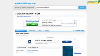 
                            3. owa.richemont.com at WI. Home Realm Discovery - Website Informer
