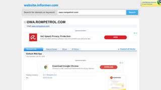 
                            3. owa.rompetrol.com at WI. Outlook Web App - Website Informer