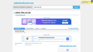 
                            5. owa.trilux.de at WI. Outlook Web App - Website Informer