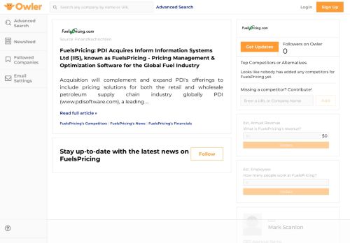 
                            13. Owler Reports - FuelsPricing: PDI Acquires Inform Information ...