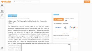 
                            7. Owler Reports - Indishare.com - File Shareing Service Blog How to ...