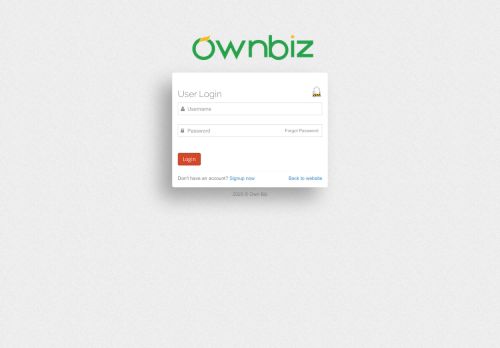 
                            1. Own Biz | Login