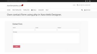 
                            12. Own contact form using php in Xara Web Designer. | XaraTemplates ...