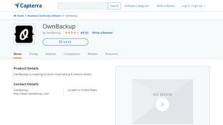 
                            7. OwnBackup Reviews and Pricing - 2019 - Capterra