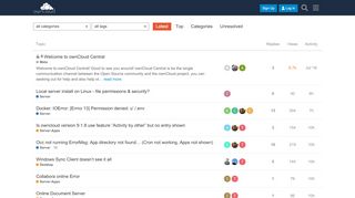 
                            2. OwnCloud Anmeldung geht nicht mehr - ownCloud Forums