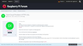 
                            13. OwnCloud Problem HTTPS SSL - Netzwerk und Server - Deutsches ...