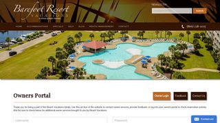 
                            10. Owner Login Barefoot Resort & Yacht Club | Owners Portal