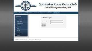 
                            6. Owner Login - Spinnaker Cove Yacht Club Lake - Winnipesaukee, NH