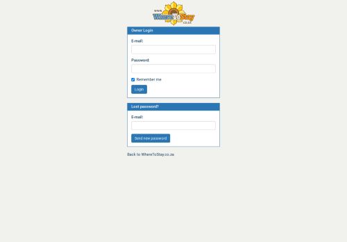 
                            4. Owner Login - WhereToStay