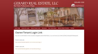 
                            13. Owner/Tenant Login Link - Gerard Real Estate