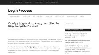 
                            9. OwnSpy Login- at n.ownspy.com [Step by Step Complete Process]