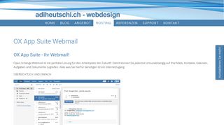 
                            5. OX App Suite Webmail - Webdesign