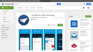 
                            6. OX Mail by Open-Xchange - Ứng dụng trên Google Play