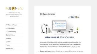 
                            5. OX Open-Xchange | FöBRN