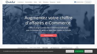 
                            2. Oxatis: Création Site e-Commerce - Solution SaaS