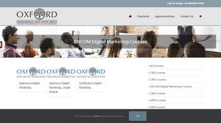 
                            6. OXCOM Digital Marketing Courses - Oxford Professional Education ...