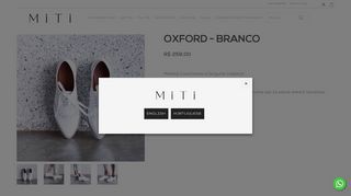 
                            4. oxford - branco - Miti Shoes