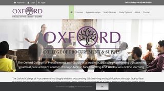 
                            7. Oxford College of Procurement and Supply