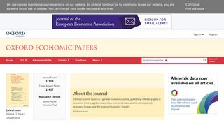 
                            10. Oxford Economic Papers | Oxford Academic