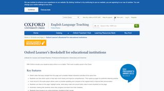 
                            3. Oxford Learner's Bookshelf for educational institutions | Oxford ...