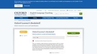 
                            2. Oxford Learner's Bookshelf | | Oxford University Press