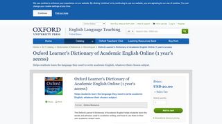 
                            8. Oxford Learner's Dictionary of Academic English Online (1 ...