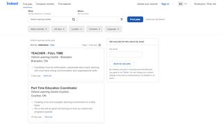 
                            11. Oxford Learning Centre Jobs (with Salaries) | Indeed.com
